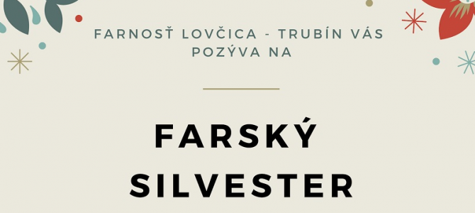Farský silvester 2018